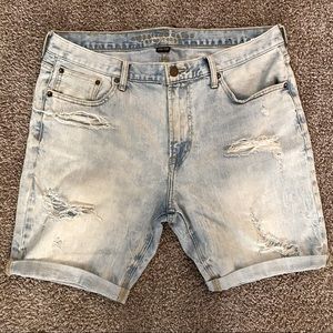 Distressed denim American Eagle shorts